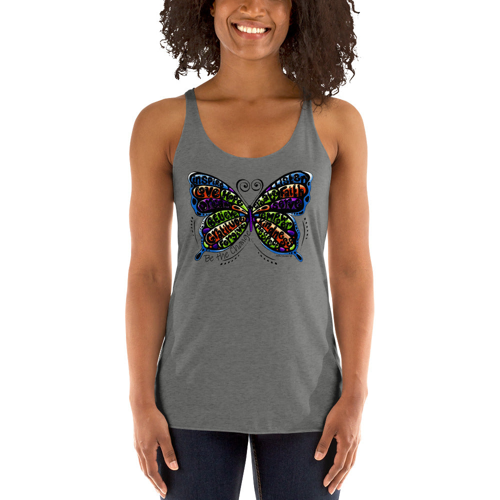 Be the Change Women's Racerback Tank