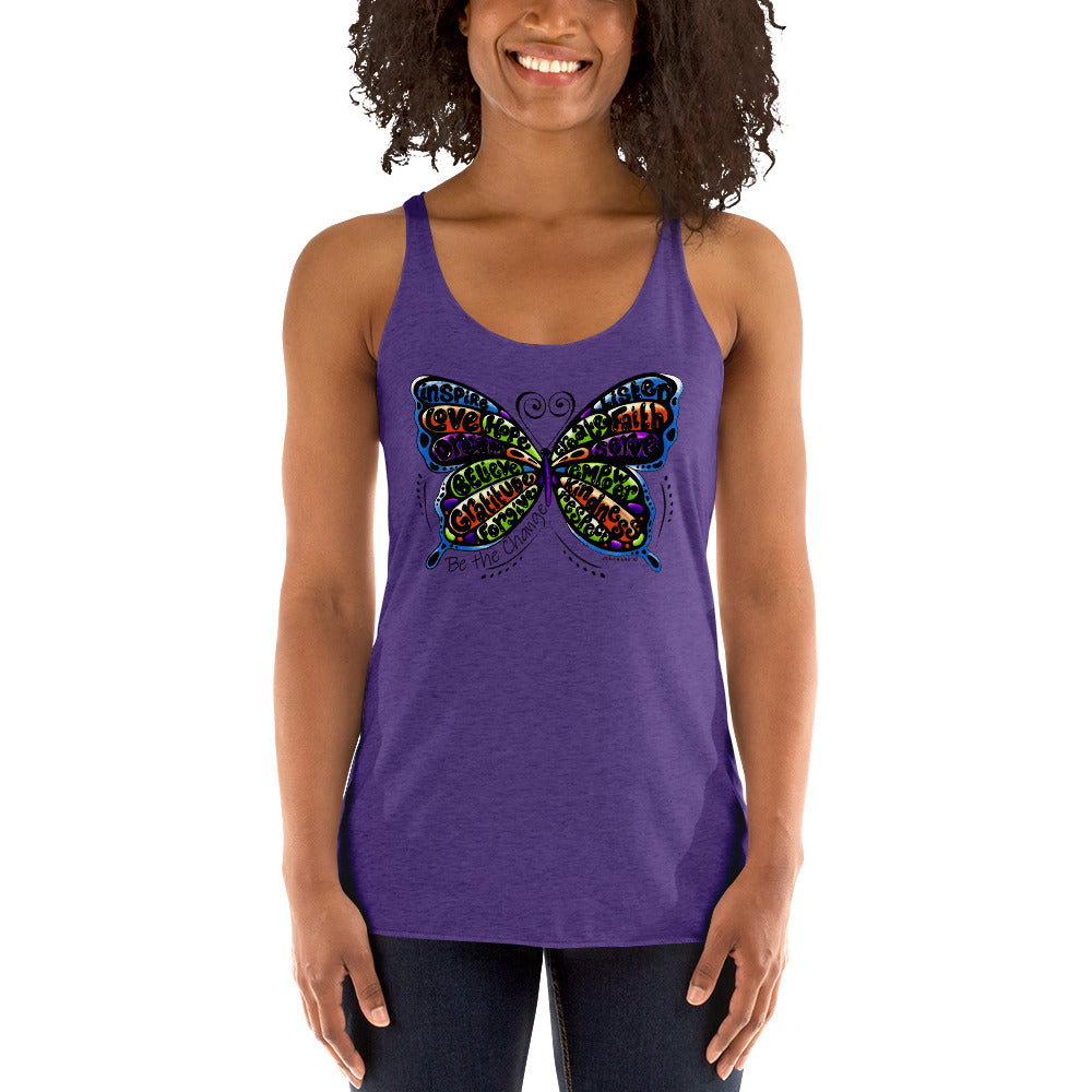 Be the Change Women's Racerback Tank