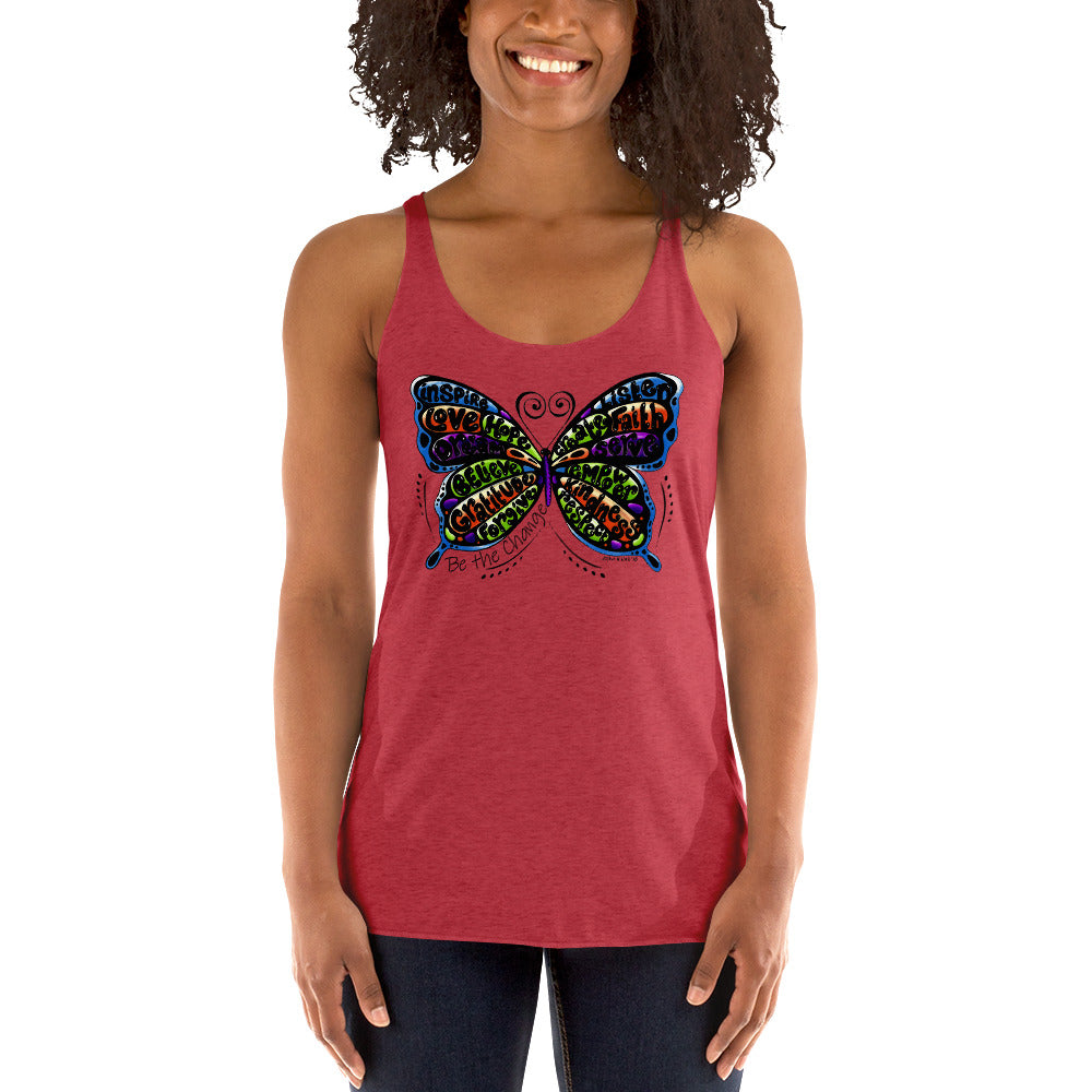 Be the Change Women's Racerback Tank