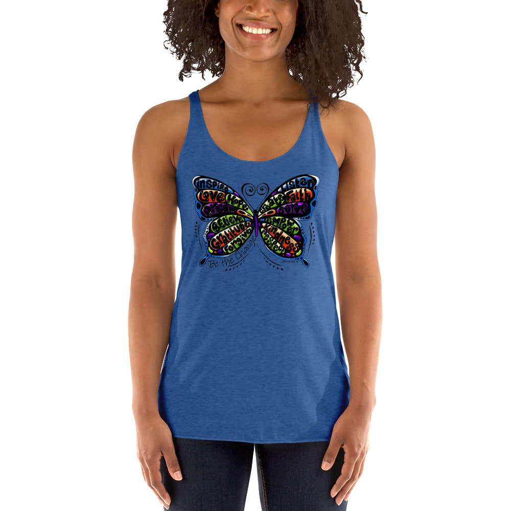 Be the Change Women's Racerback Tank