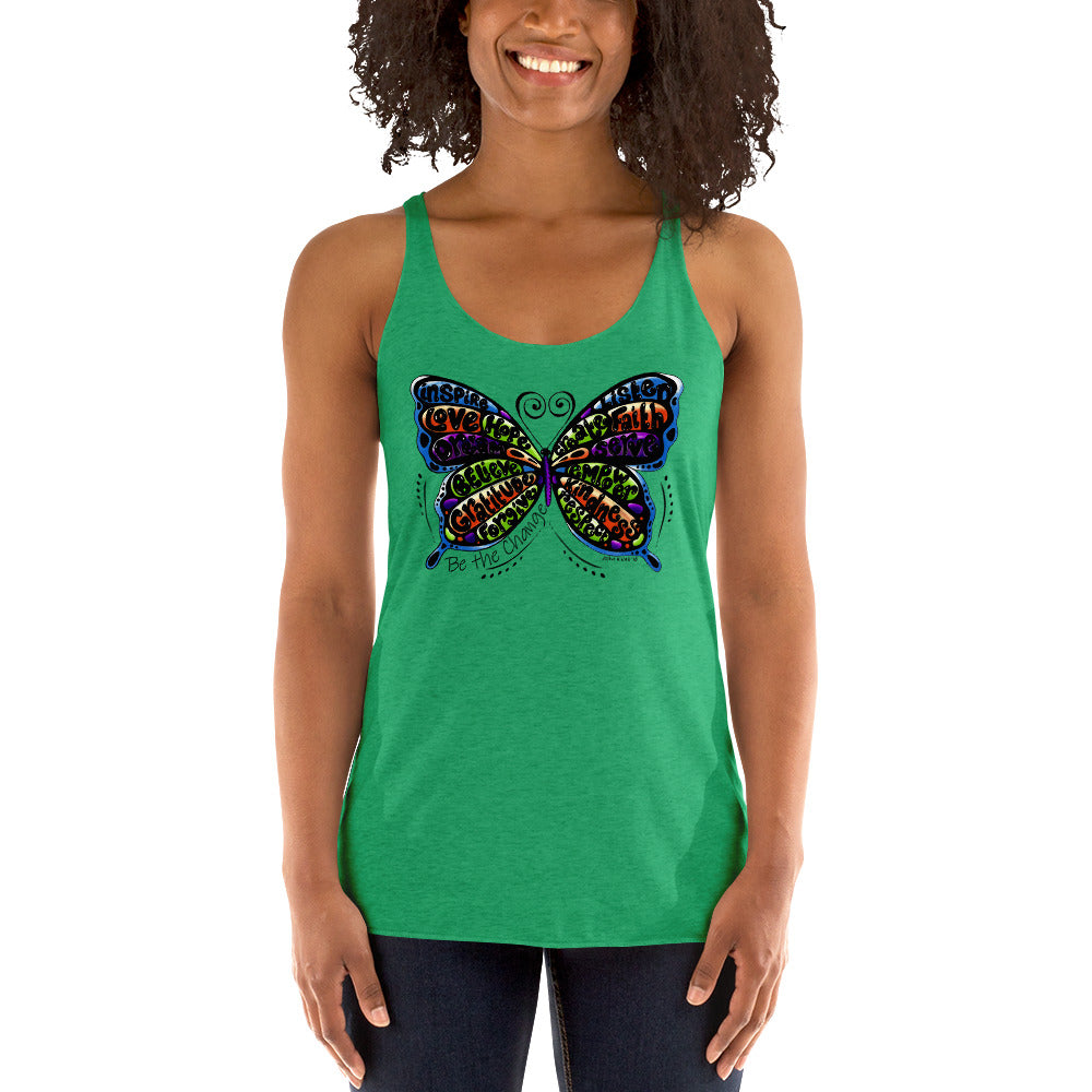 Be the Change Women's Racerback Tank