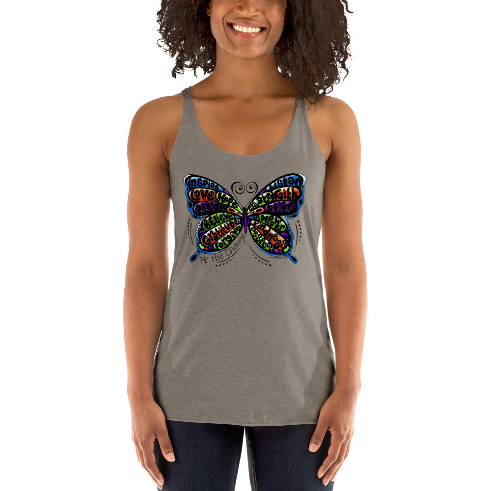 Be the Change Women's Racerback Tank