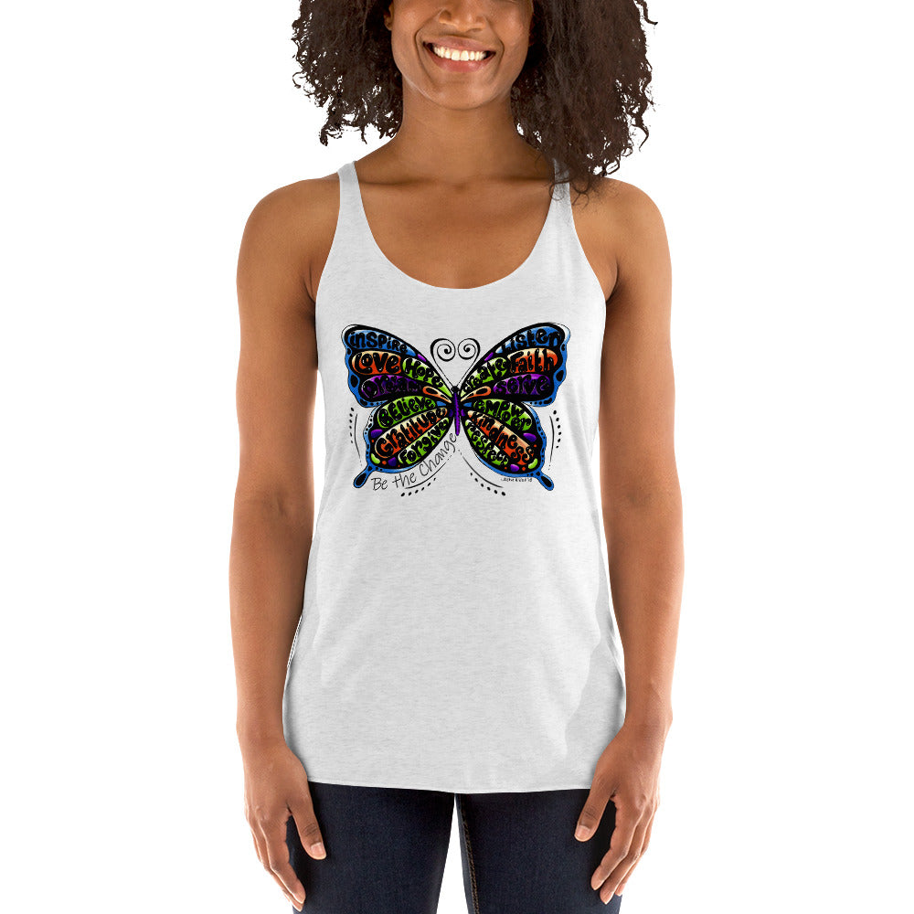 Be the Change Women's Racerback Tank