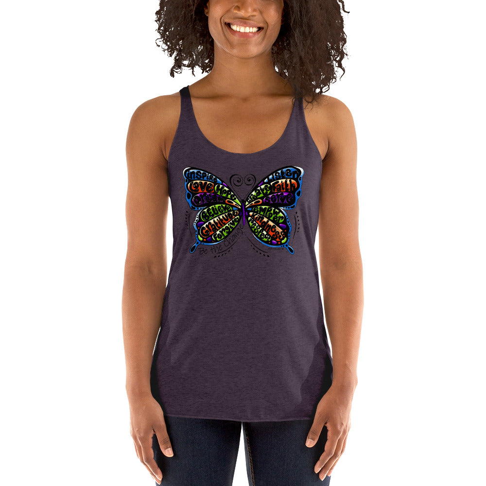 Be the Change Women's Racerback Tank