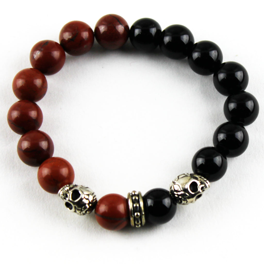 Onyx and Jasper Bracelet