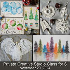 Private Creative Studio Class for 6 - November 29