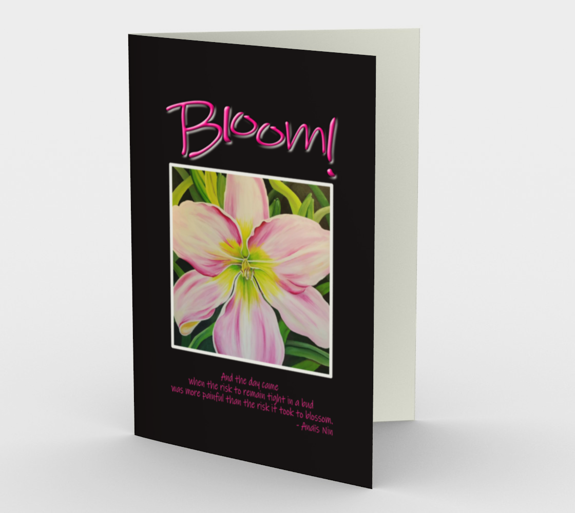 Sanctuary Bloom Stationery Card