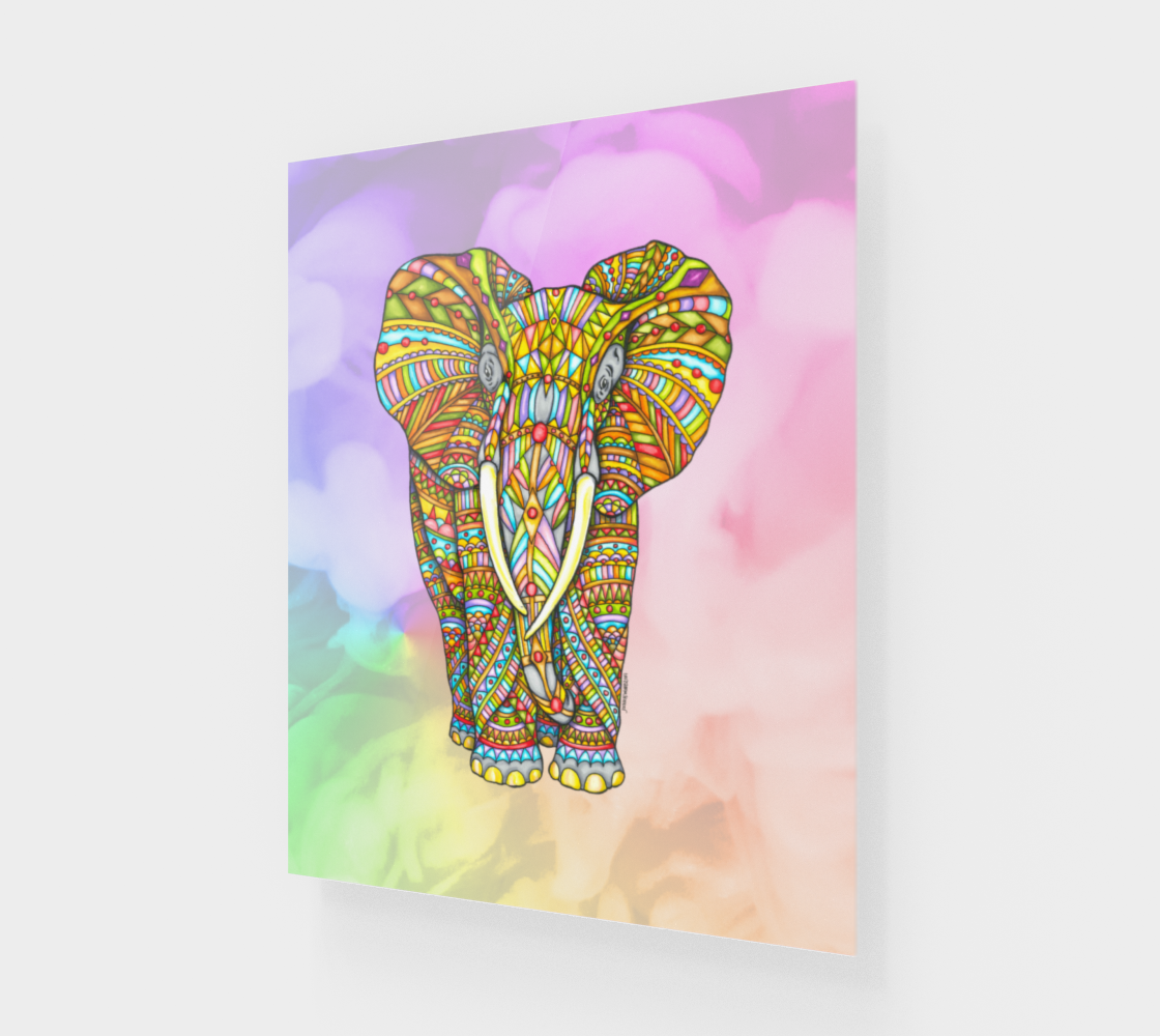 Majestic Elephant 16" x 20" Canvas