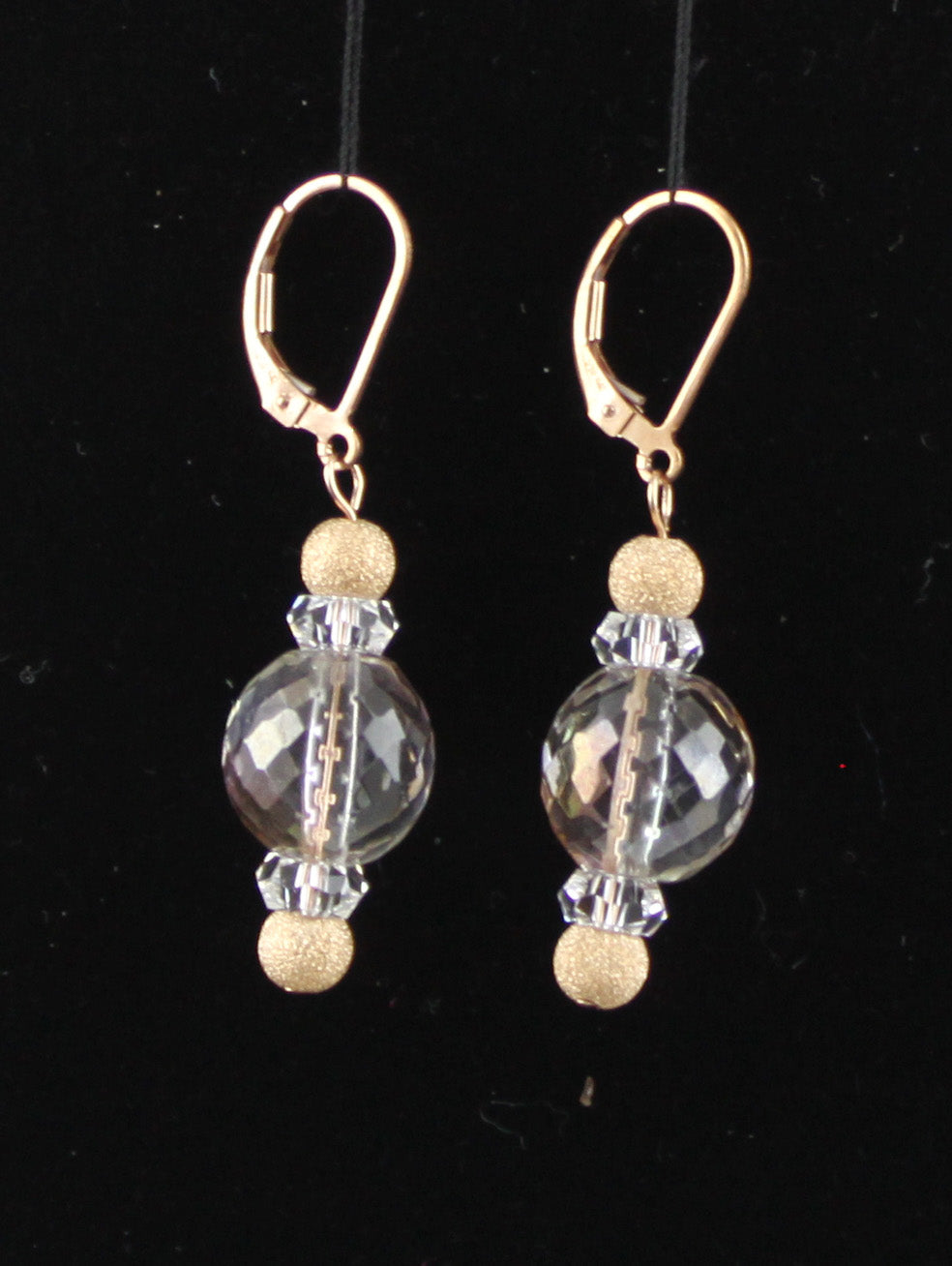 Swarovski Crystal and Czech Glass Earrings