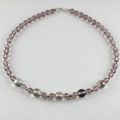 Simply Silver and Pastel 19" Necklace