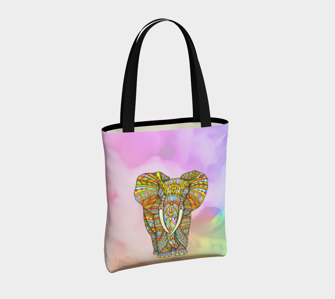 Majestic Elephant Tote Bag