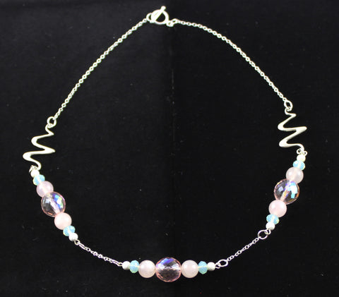 Perfectly Pastel Sterling Silver Necklace
