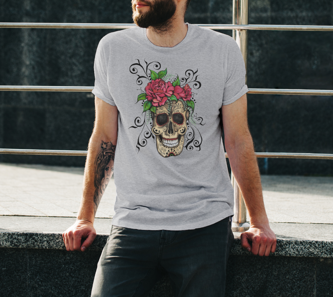 Floral Skull Unisex T-Shirt