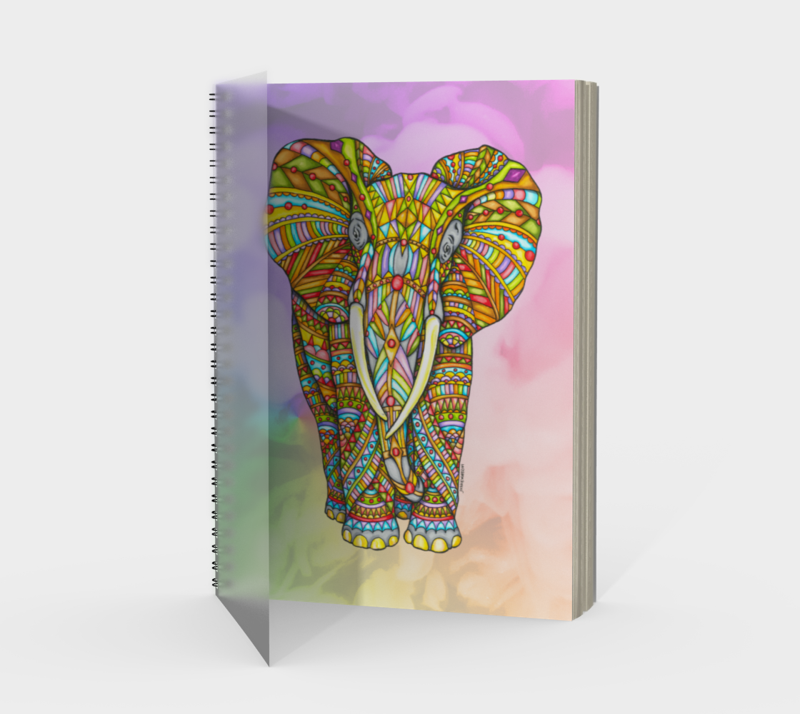 Majestic Elephant Spiral Notebook