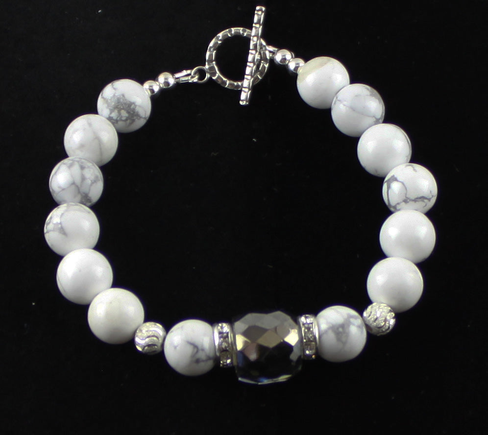 Shades of Silver and Grey Bracelet