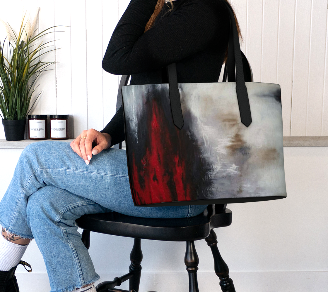 Winter Song Vegan Leather Tote