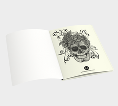 Floral Skull Notebook Large