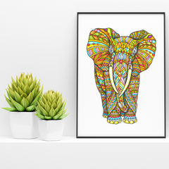 Majestic Elephant Printable Art