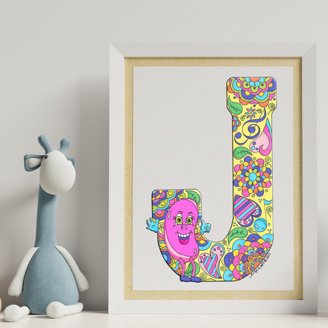 Letter J Printable Art