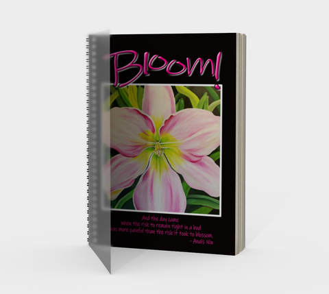Sanctuary Bloom Spiral Notebook