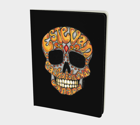 Estevan Skull Large Notebook