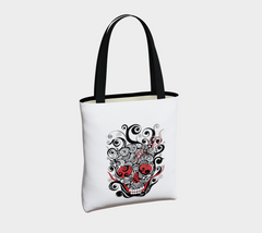 Smoldering Skull Tote