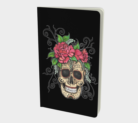 Floral Skull Notebook Small
