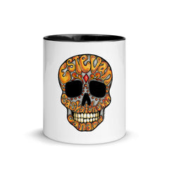 Estevan Skull Mug with Color Inside